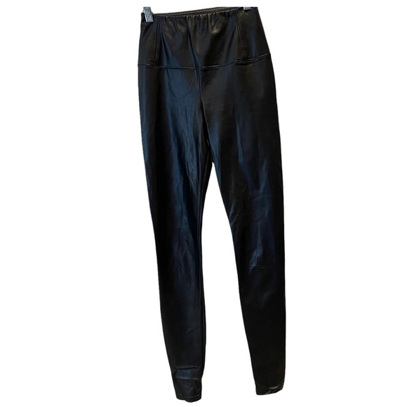 Wilfred Free Faux Leather Daria High Waisted Leggings Black size XS - Picture 4 of 12